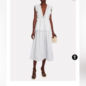 JOSLIN LAYLA ORGANIC COTTON MIDI DRESS